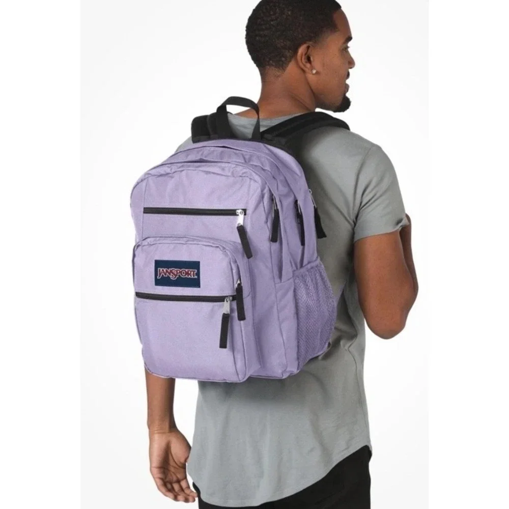 JanSport Laptop Backpack - Computer Bag with 2 Compartments Pastel Lilac